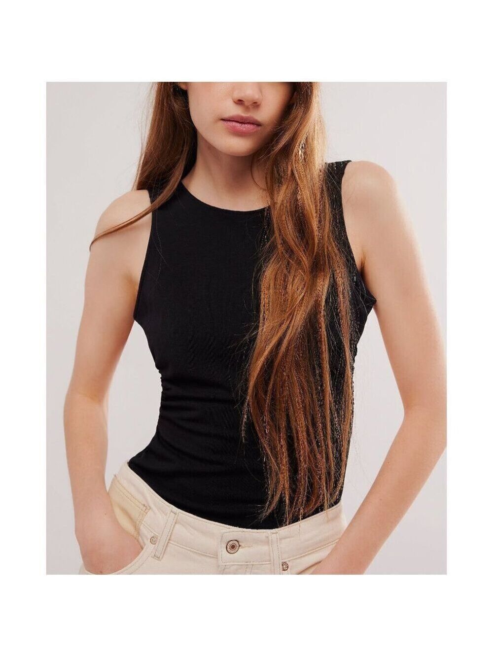 Classic Black Sleeveless Women's Tank Top